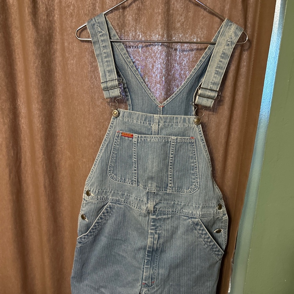 90’s IKEDA Women’s Denim Overall Shorts Made in CANADA